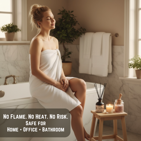 4 Reed Diffuser 250ml – Oud & Amber, Luxury Middle Eastern Home Fragrance, Handmade in USA