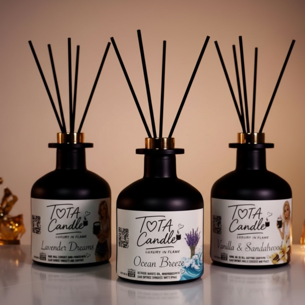 GA 05 Reed Diffuser 250ml – Oud & Amber, Luxury Middle Eastern Home Fragrance, Handmade in USA